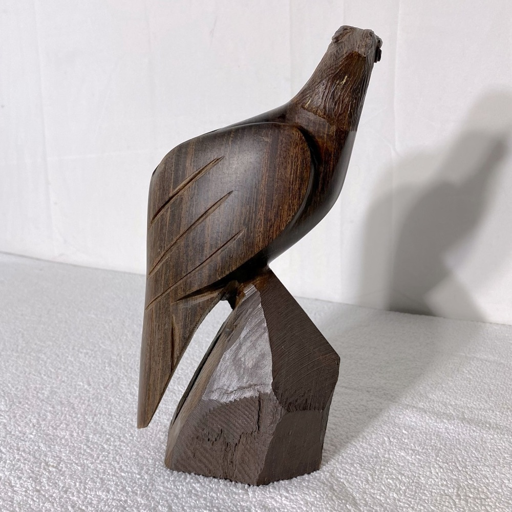 5/$35 Vintage Handcrafted Hand Carved Wooden Bird Sculpture
